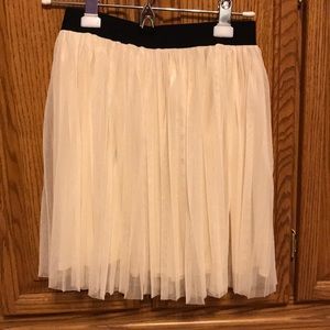 Cream skirt